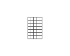 Uzlmes 38*21.2mm, A4 (65), 100 loksnes